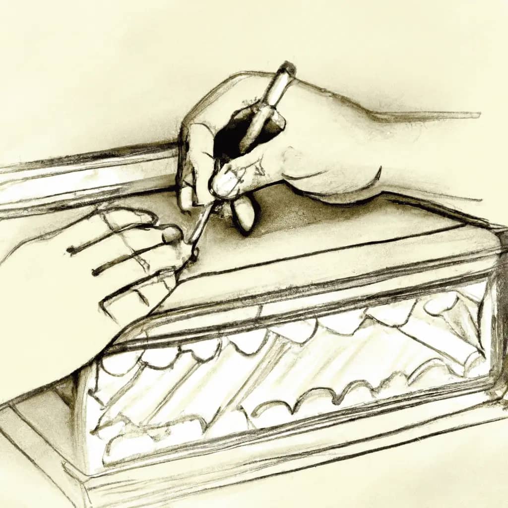 How To Draw A Casket