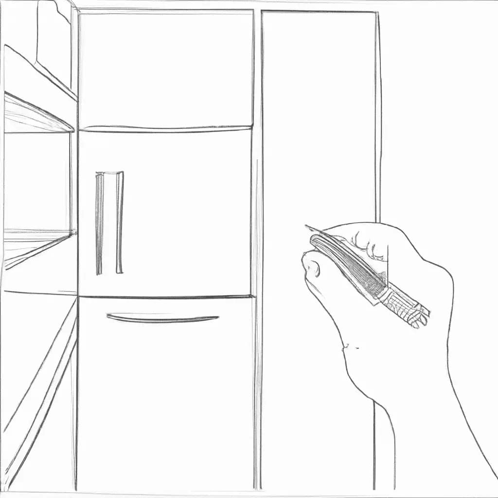 How To Draw A Refrigerator